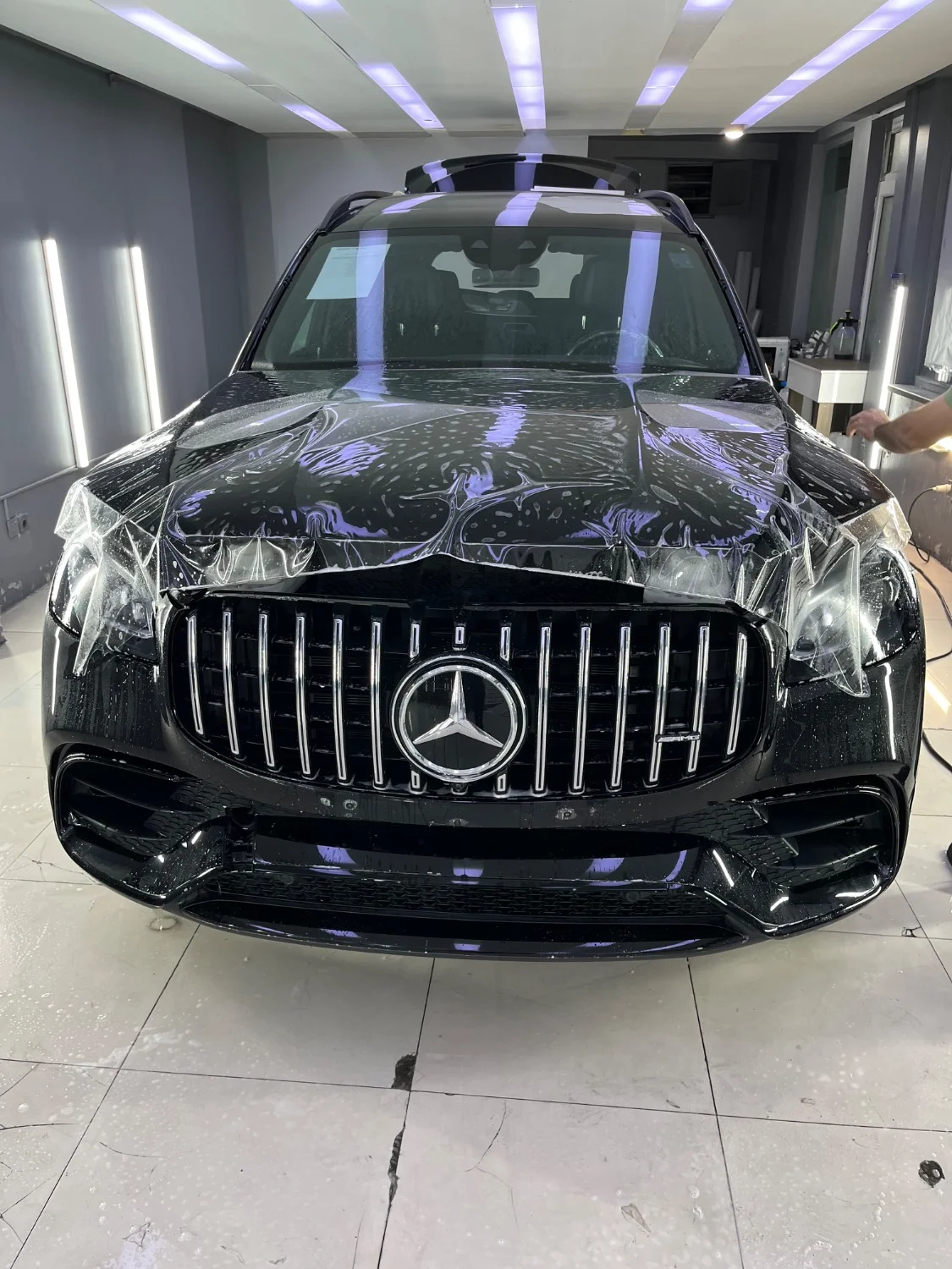 بادی فنس بنز GLS | قیمت PPF شفاف هگزیس